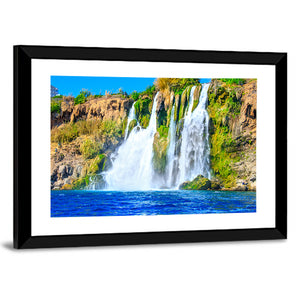 Duden Waterfall At Antalya Turkey Wall Art