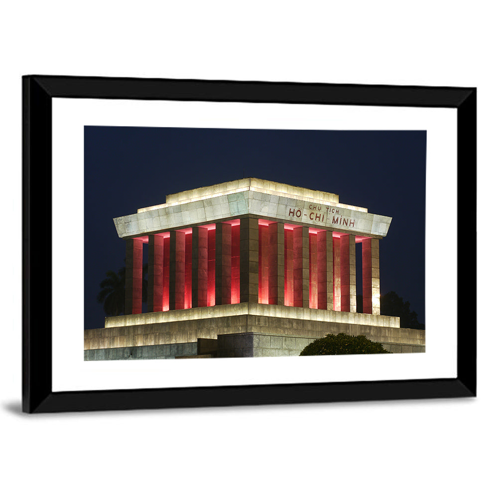Ho Chi Minh Mausoleum at Night Wall Art