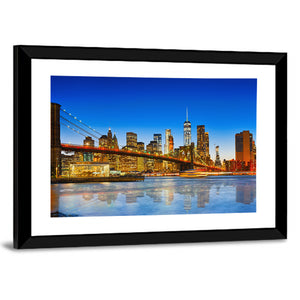 Lower Manhattan & Brooklyn Bridge Wall Art