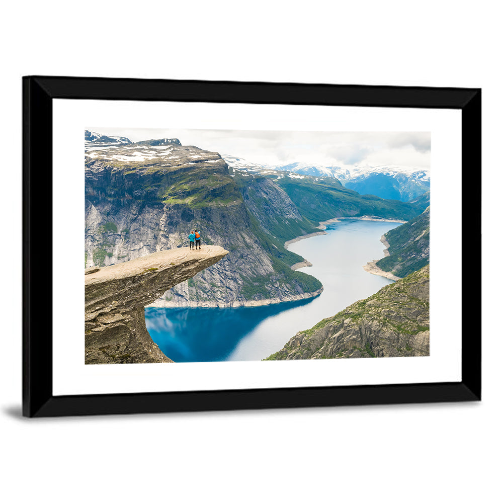 Trolltunga Rock Ledge, Odda Norway Wall Art