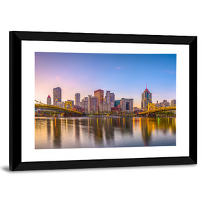 Allegheny River At Dusk Wall Art