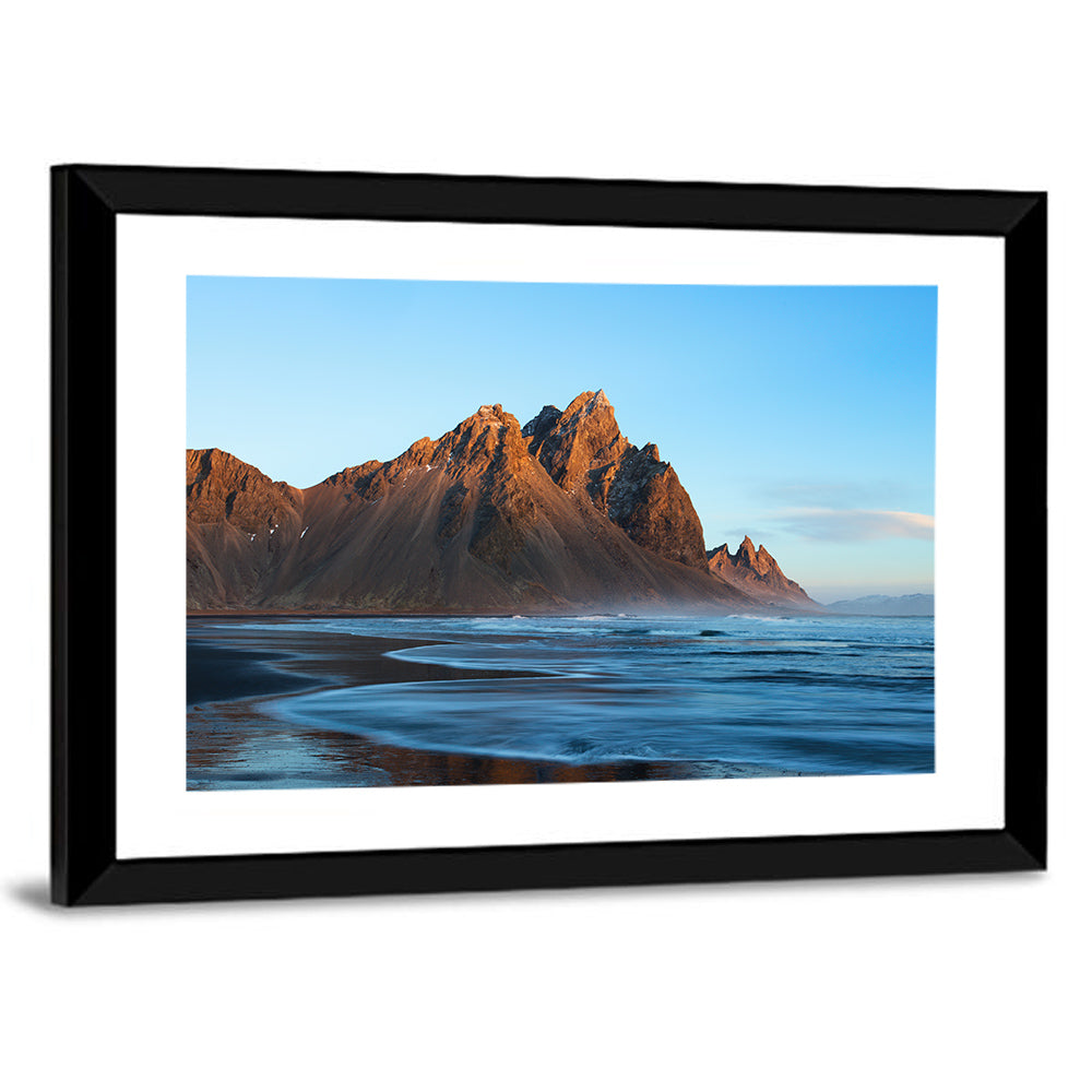 Vestrahorn Jagged Peaks at Stokksnes Wall Art