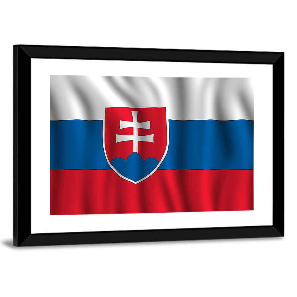 Flag Of Slovakia Wall Art