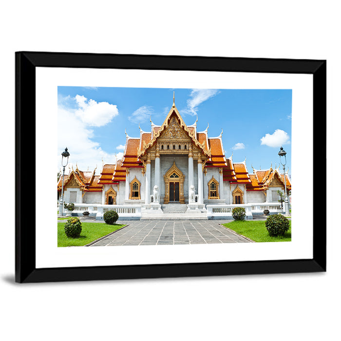 Wat Benchamabophit, Bangkok Wall Art as a framed print