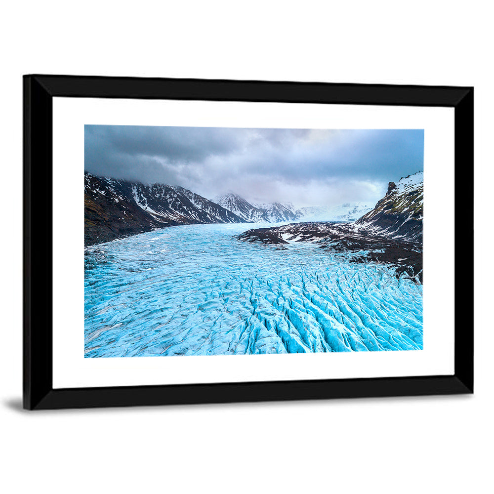 Skaftafell Glacier Aerial View Wall Art