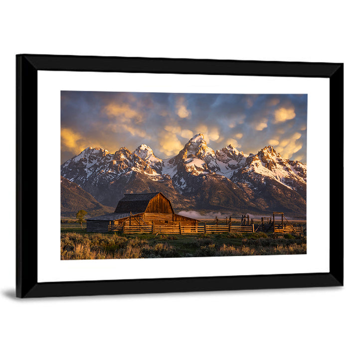 John Moulton Barn, Mormon Row Wall Art