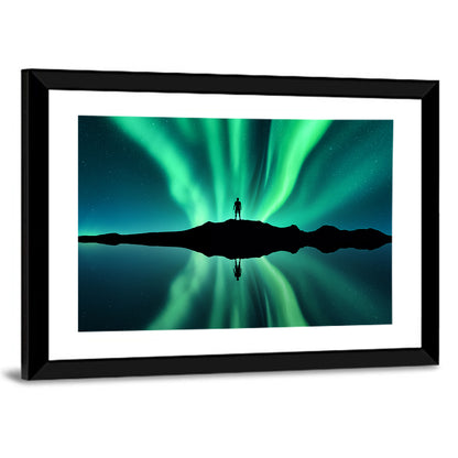 Aurora Borealis In Norway Wall Art