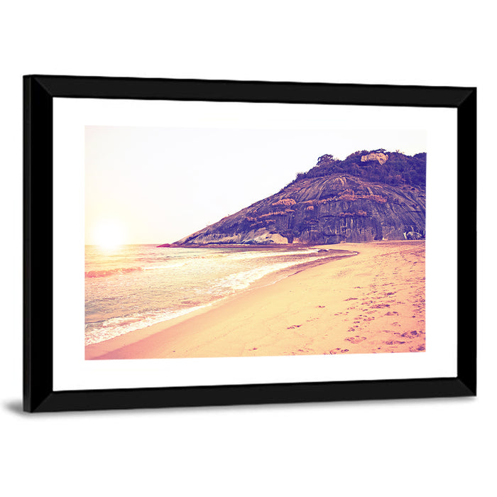 Sai Noi Beach Wall Art as a framed print