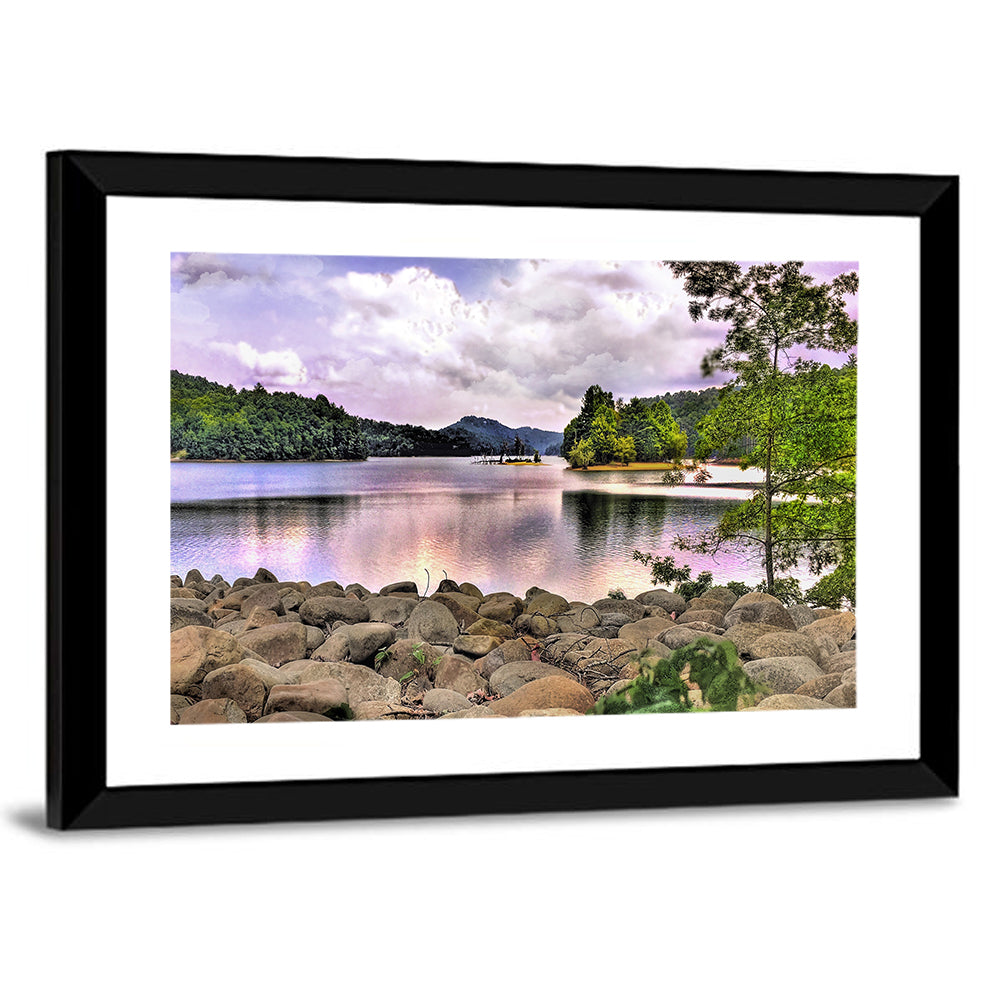 Glenville Lake Shoreline Wall Art