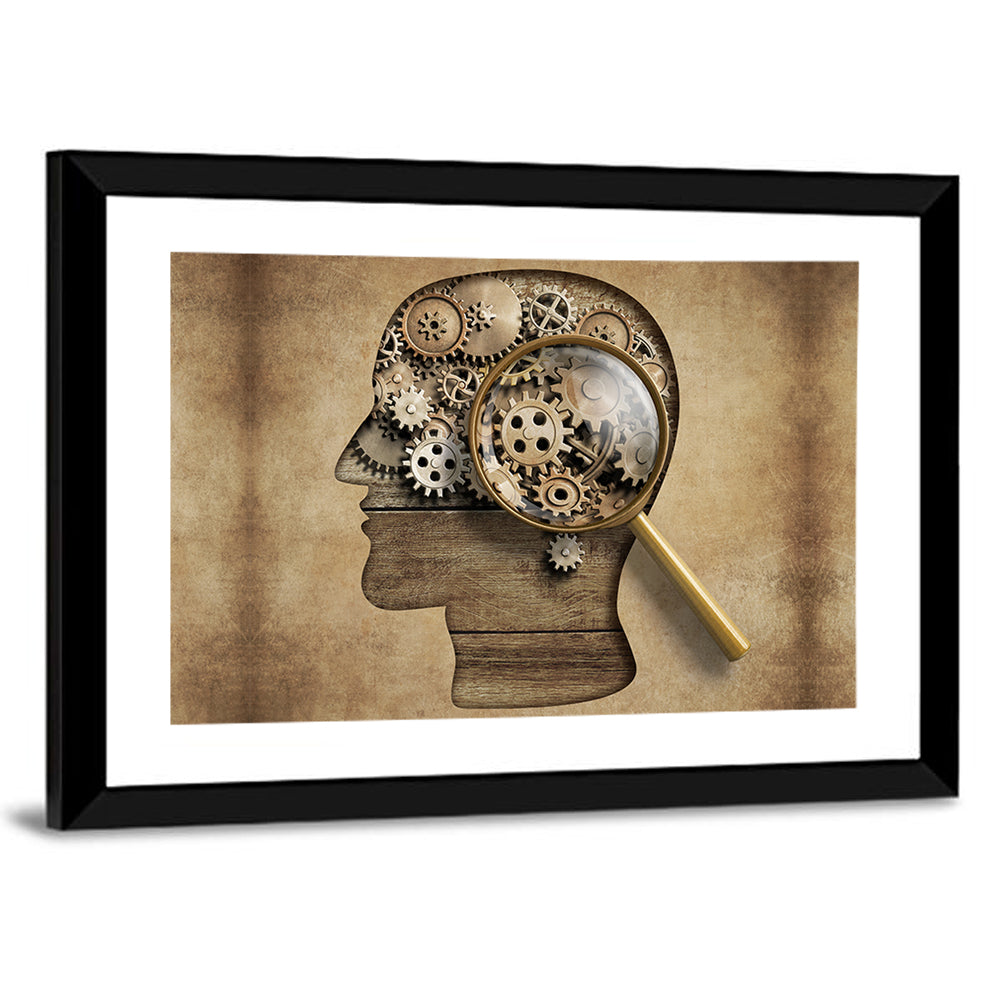 Mechanical Mind Concept Illustration Wall Art