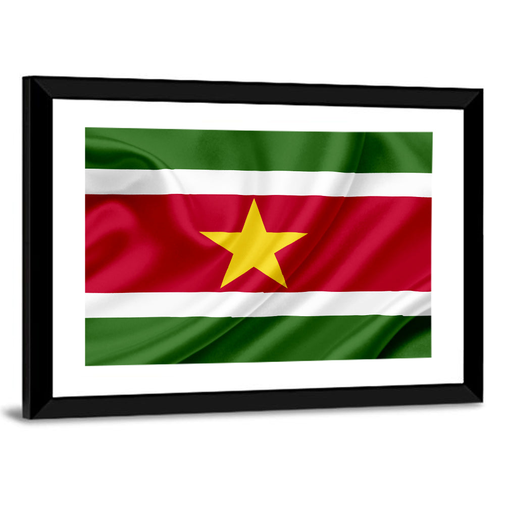 Suriname National Flag Wall Art