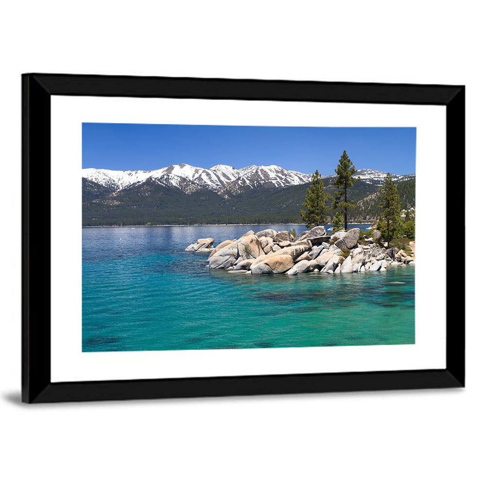 Sand Harbor Boulders Lake Tahoe Wall Art