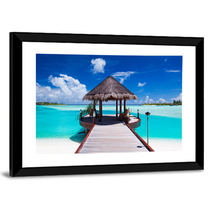 Jetty With Amazing Ocean View Wall Art