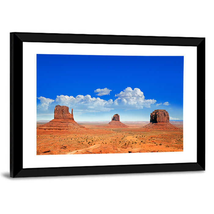 Monument Valley Buttes, Utah Wall Art as a framed print