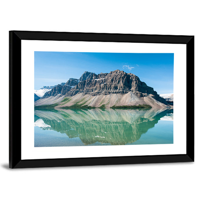 Bow Lake, Banff National Park Wall Art as a framed print