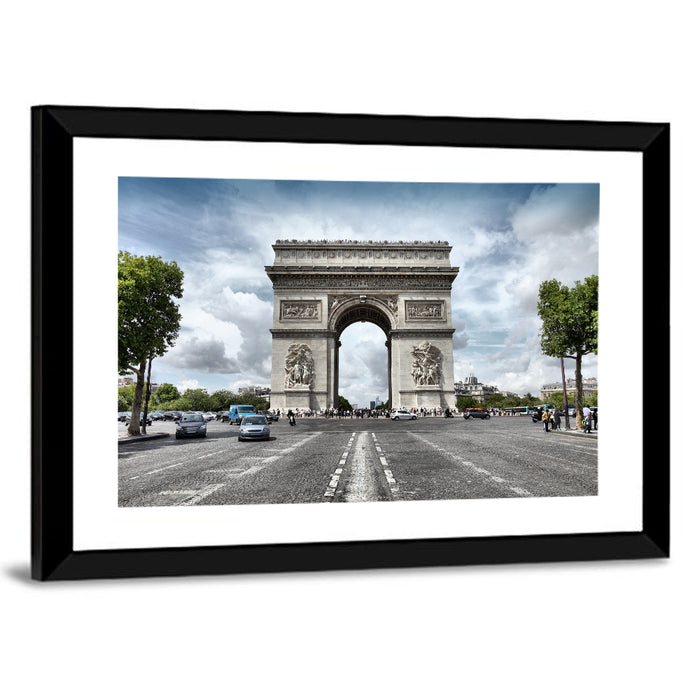 Arc De Triomphe Paris Wall Art as a framed print