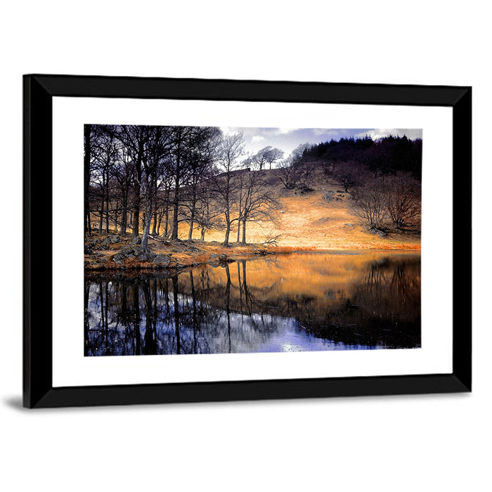 Lake District Reflection Cumbria Wall Art as a framed print