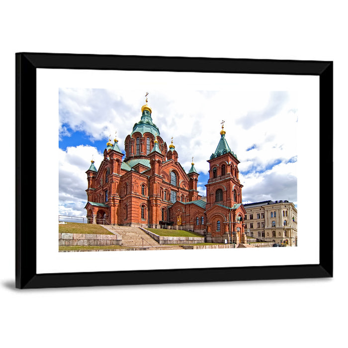 Uspenski Cathedral Helsinki Wall Art as a framed print