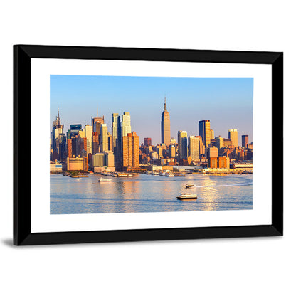 Manhattan At Sunrise Wall Art