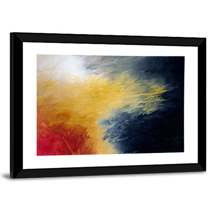Solar Flare Oil Abstract Wall Art