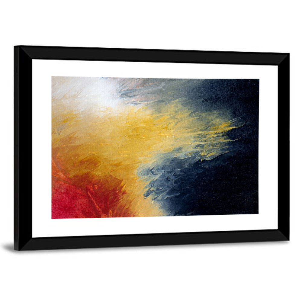 Oil Solar Flare Artwork Wall Art