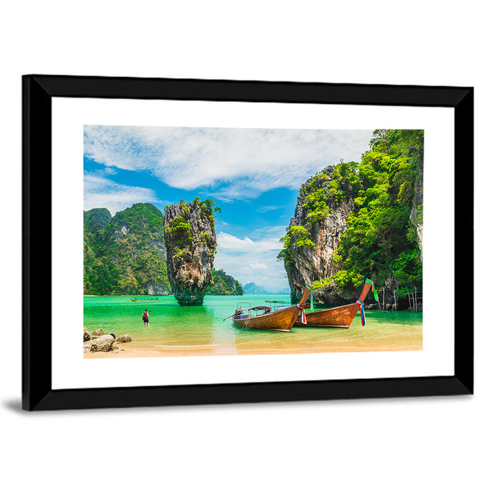 Khao Phing Kan (james Bond Island) Wall Art as a framed print