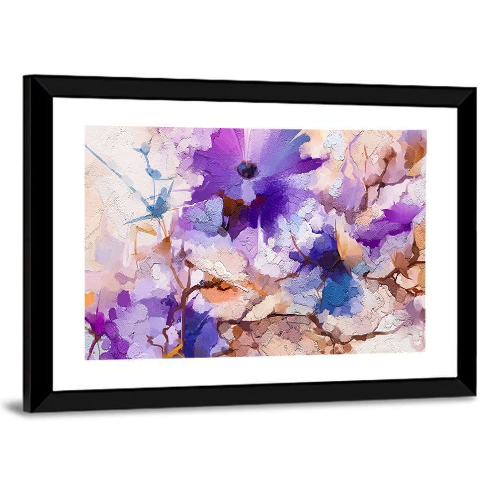 Spring Lavender Floral Study Wall Art