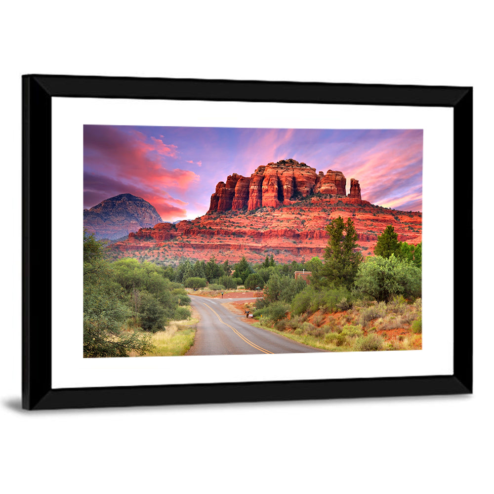 Scenic Drive Through Sedona Wall Art