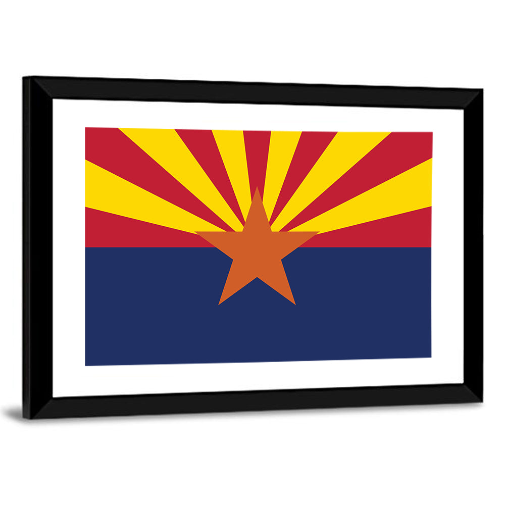 Flag Of Arizona State Wall Art