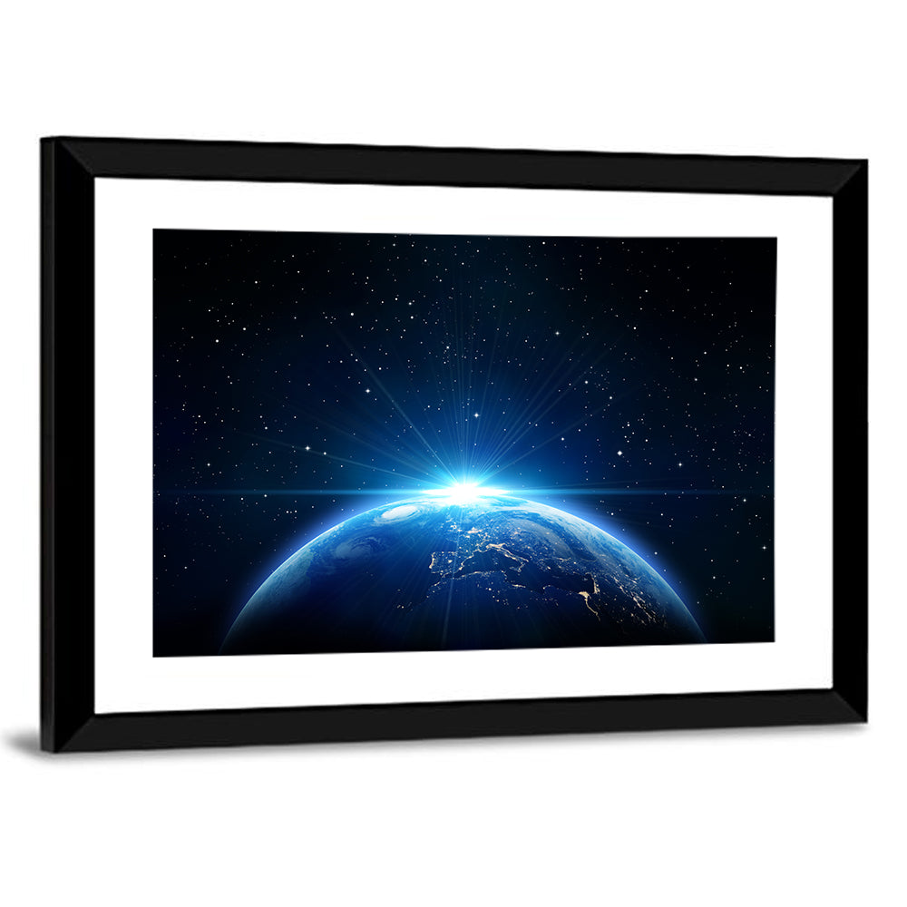 Earth from Orbit Wall Art