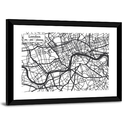 London City Map Wall Art