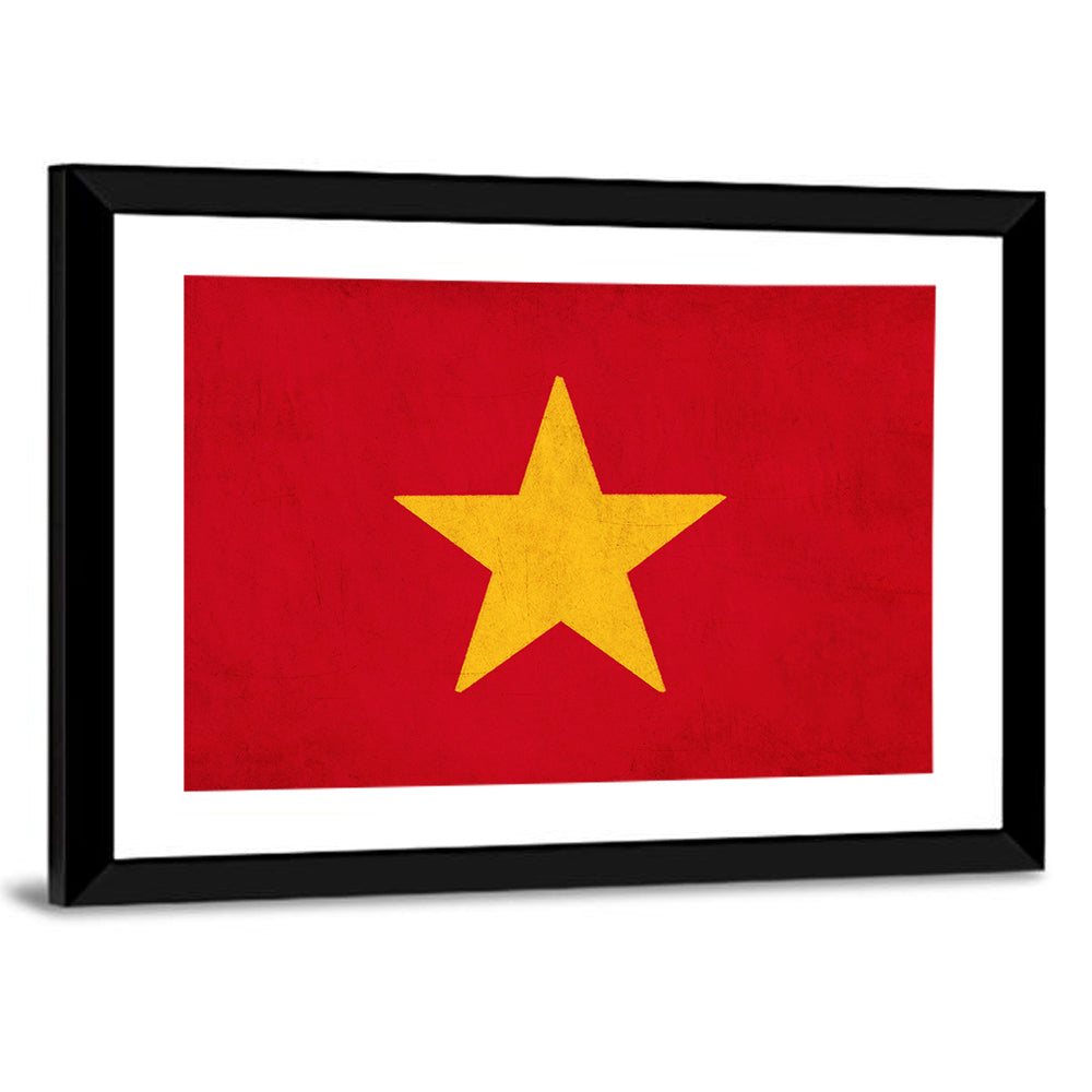 Vietnamese Flag Graphic Wall Art
