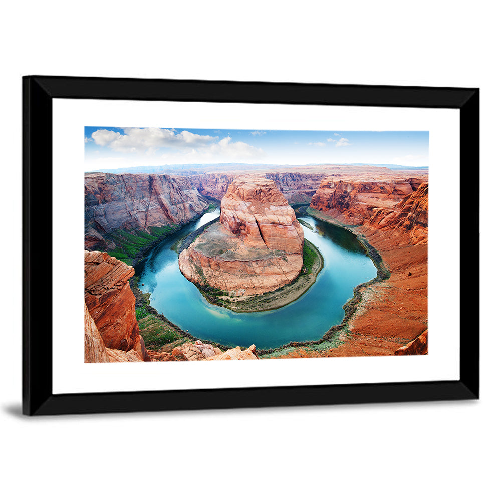 Horseshoe Bend Aerial, Page Arizona Wall Art