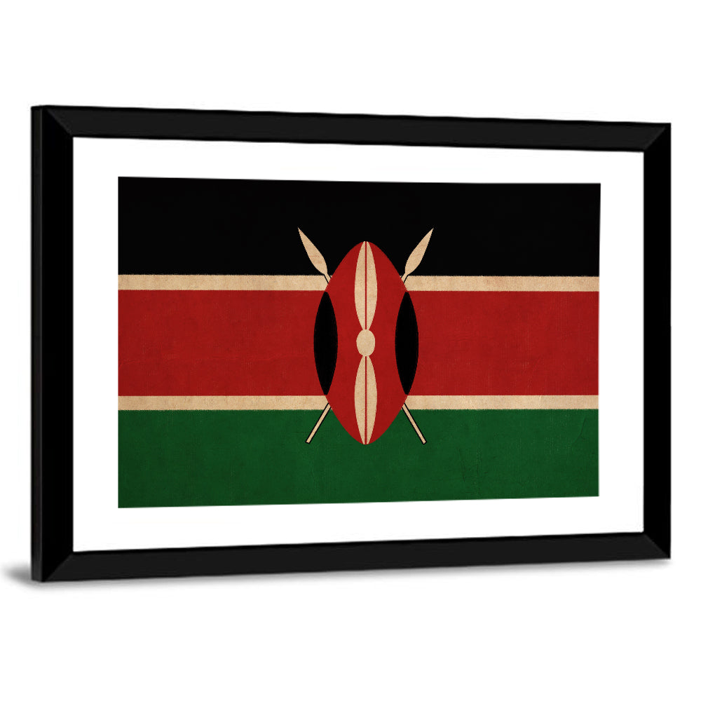 Flag Of Kenya Wall Art