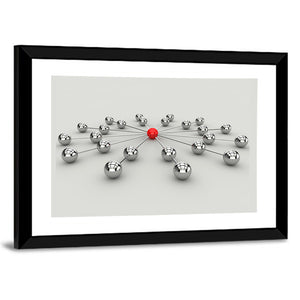 Network Communication Concept Wall Art