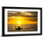 Fisherman In Ocean Sunset Wall Art