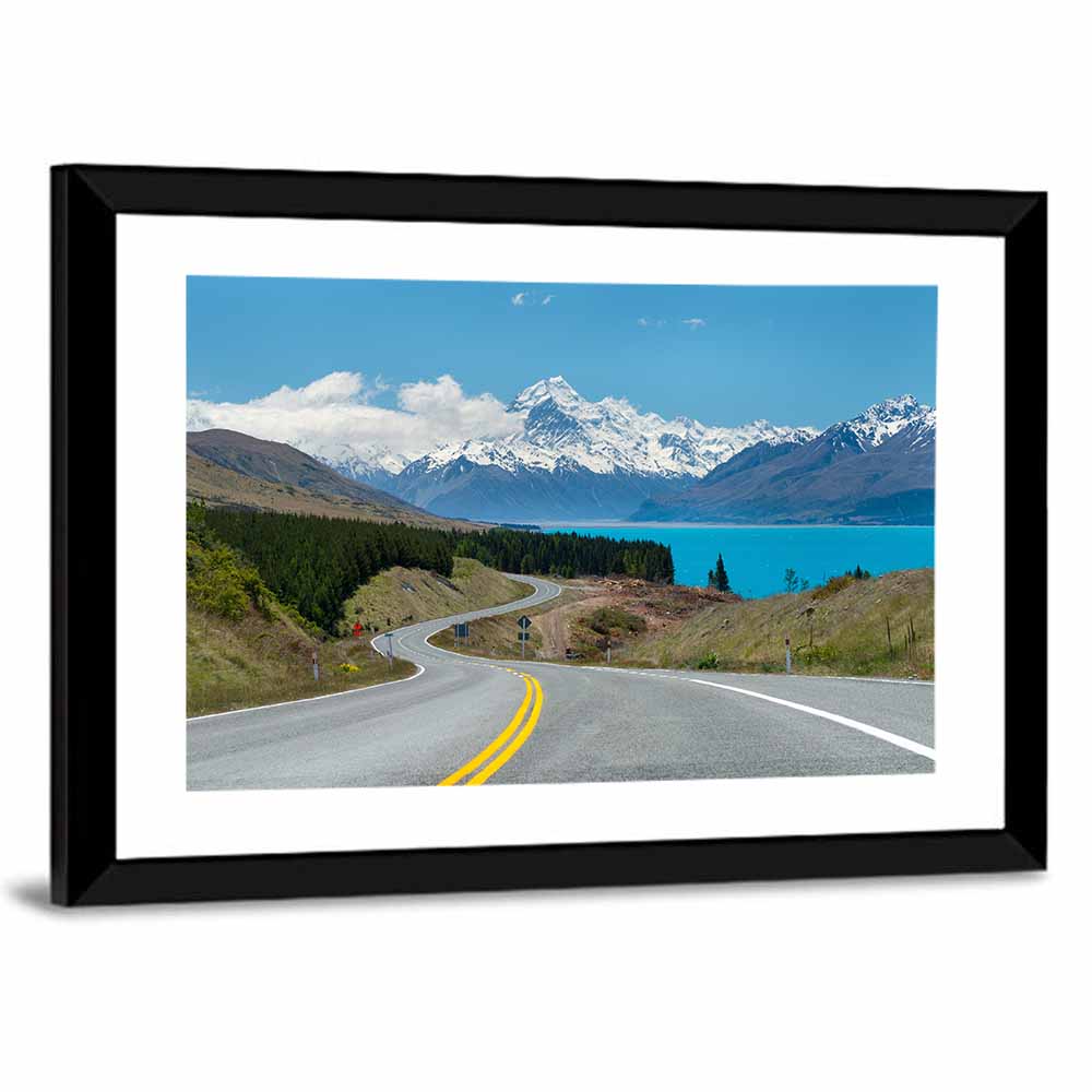 Road to Aoraki Mount Cook Wall Art