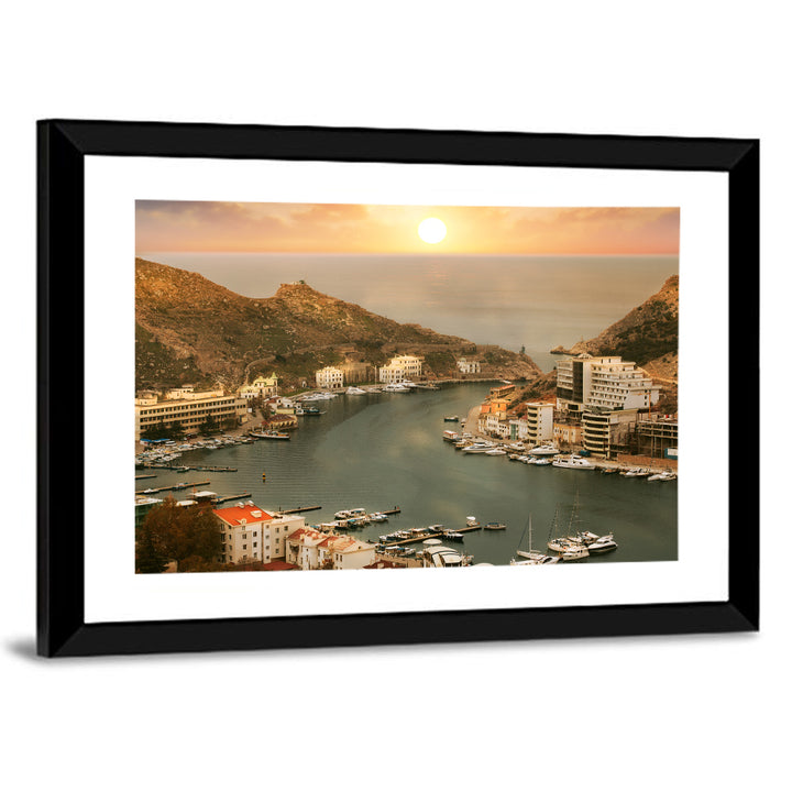 Balaklava Bay at Sunset Wall Art