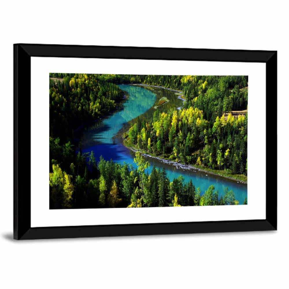 Moon Bay at Kanak Lake Wall Art