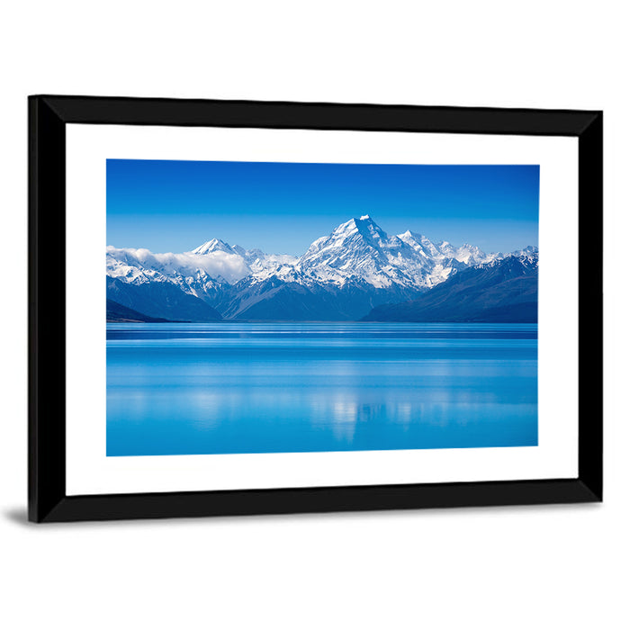 Lake Pukaki, Aoraki Mount Cook Wall Art as a framed print