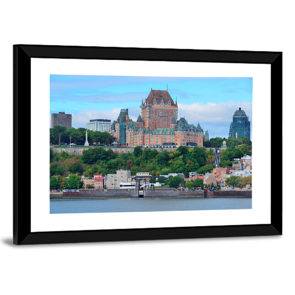 Quebec City Skyline with Chateau Frontenac Wall Art