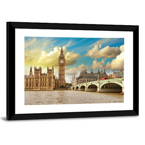 Westminster Bridge & Houses Of Parliament Wall Art