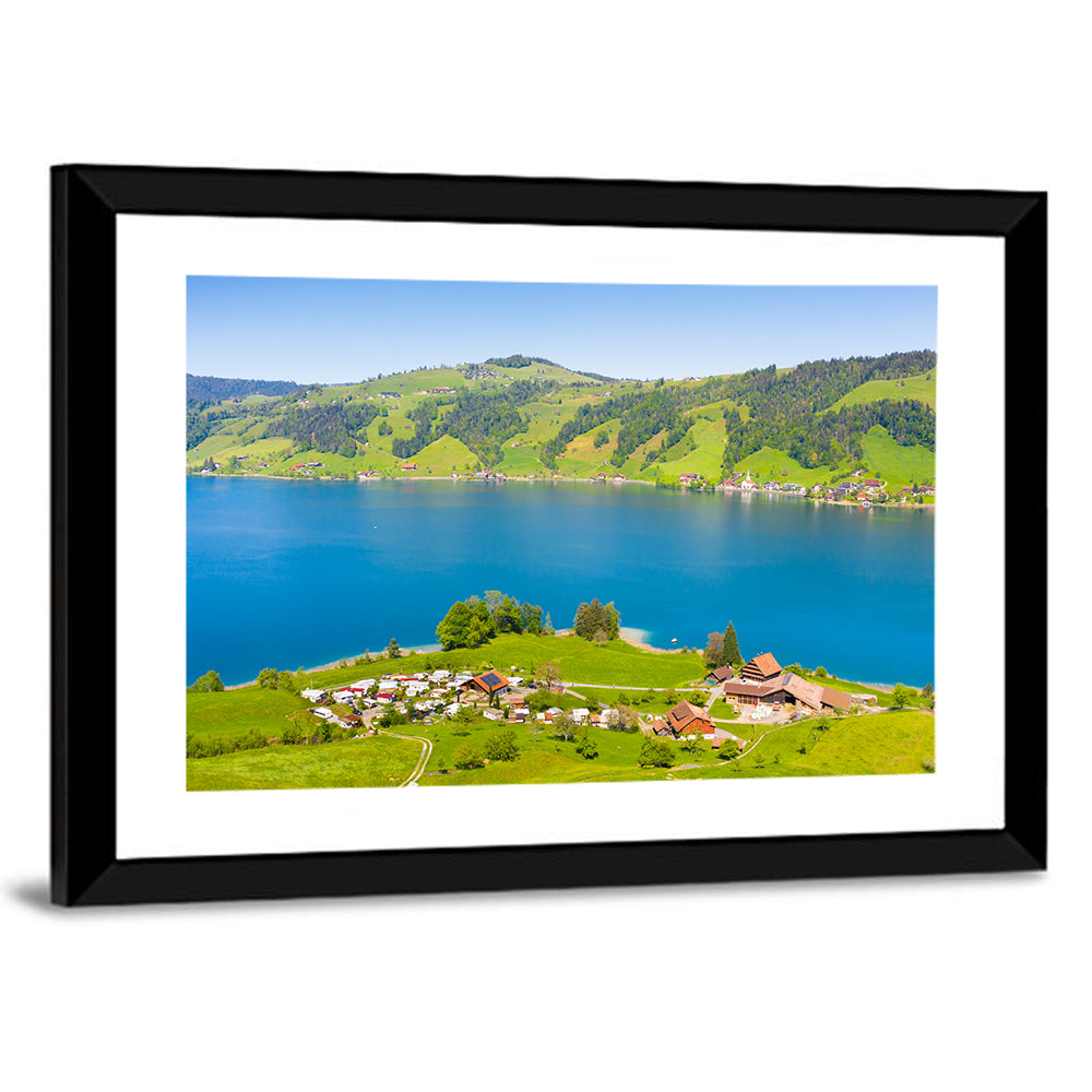 Aegerisee Lake Wall Art