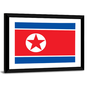 Flag Of North Korea Wall Art