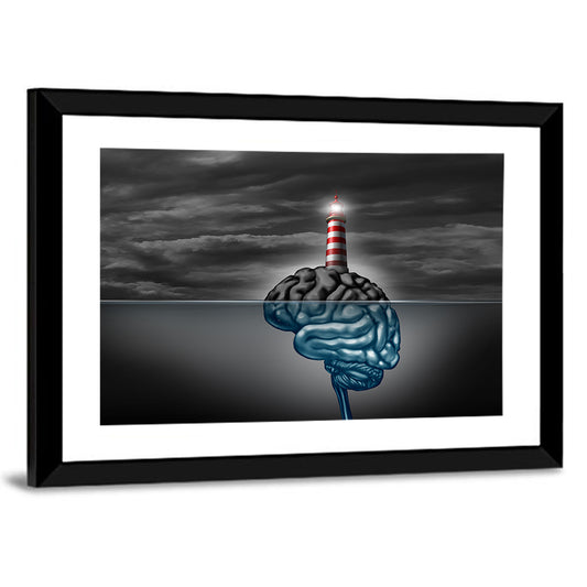 Brain Disorder Neurology Symbol Wall Art