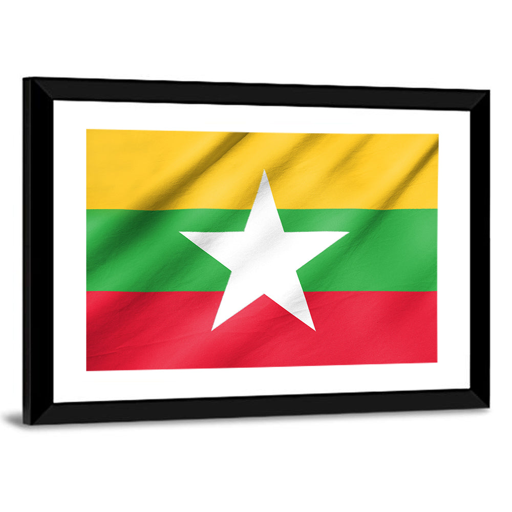 Flag of Myanmar Wall Art