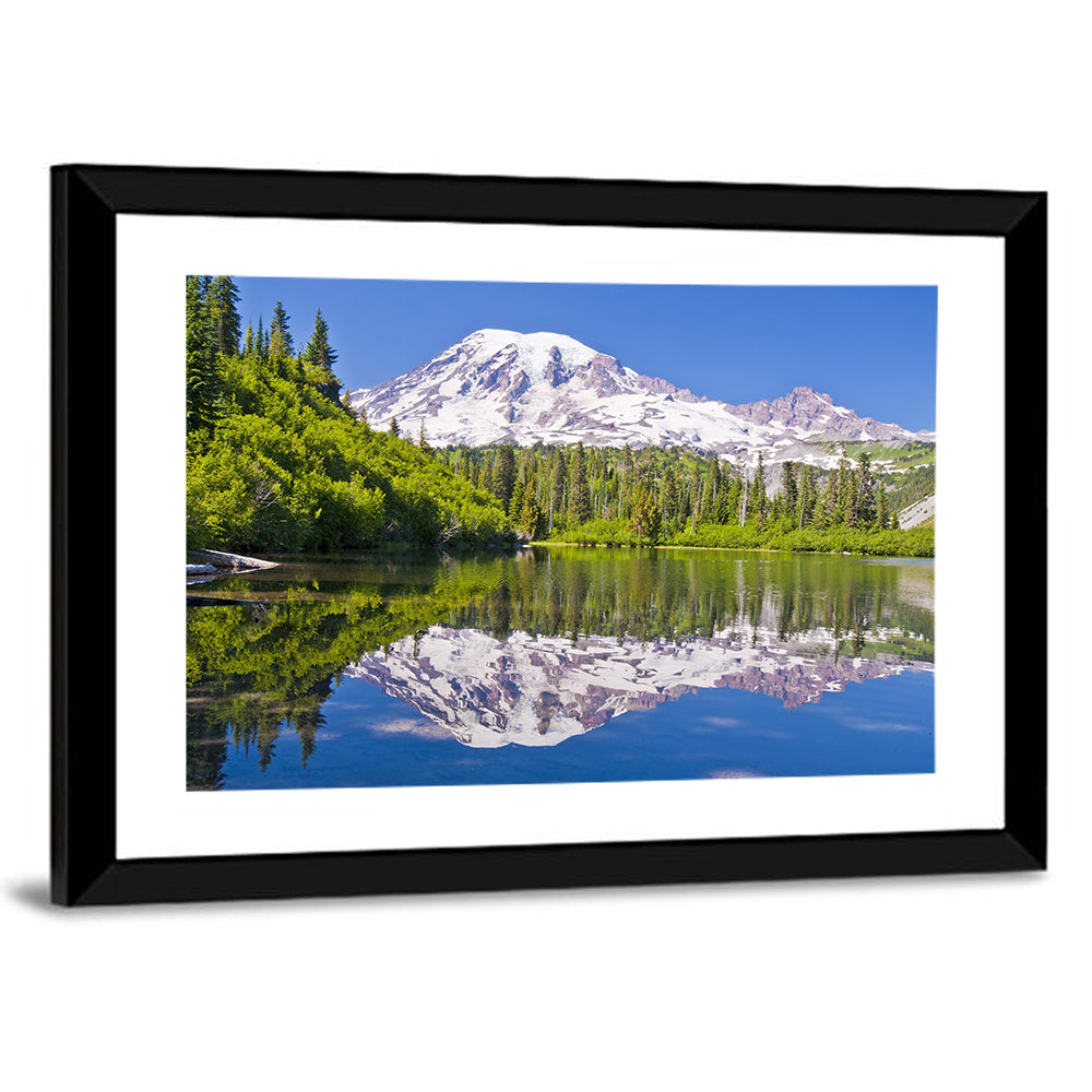 Mount Rainier at Bench Lake Wall Art