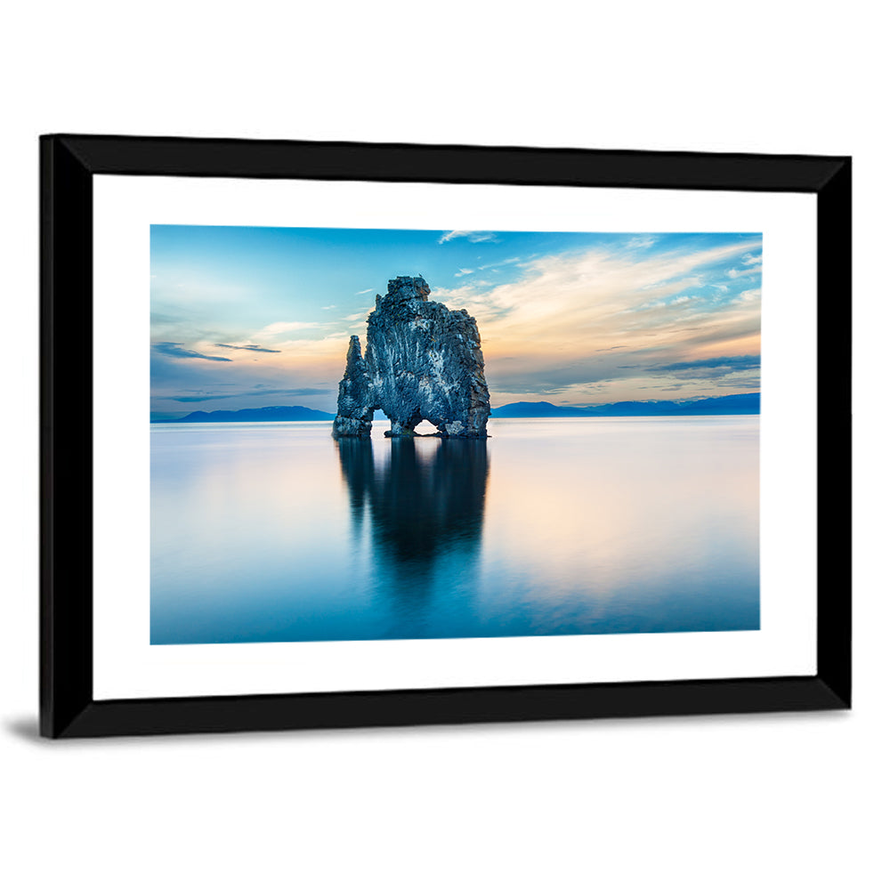 Hvítserkur Sea Stack, Hvammstangi Iceland Wall Art