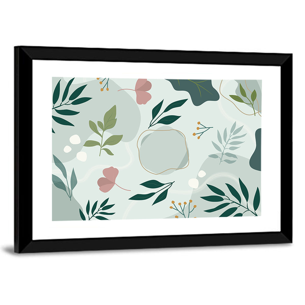 Botanical Minimal Abstract Wall Art