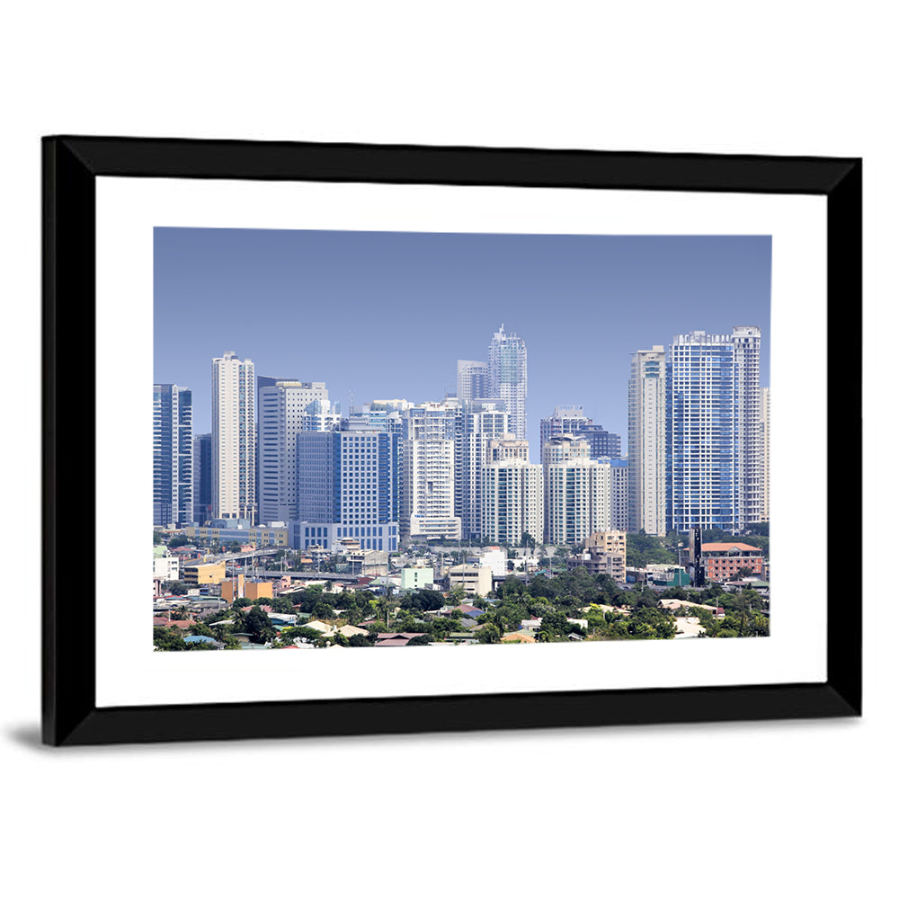 Fort Bonifacio Modern Skyline Wall Art